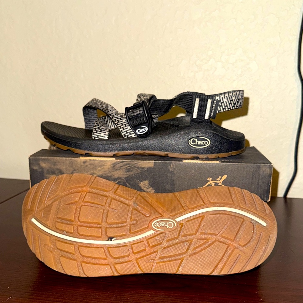 Chaco Black and Brown Sandals